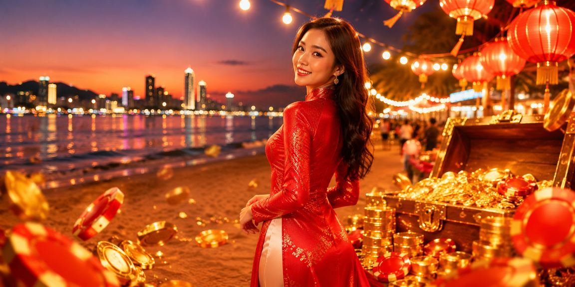 Người mặc áo dài theo dõi cá cược tại Đà Nẵng với giao diện thanh toán rõ ràng