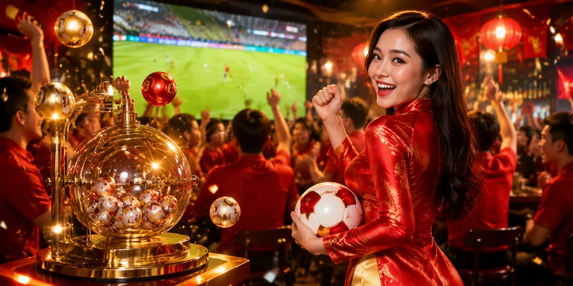 Người phụ nữ mặc áo dài tham gia xổ số tại Hà Nội