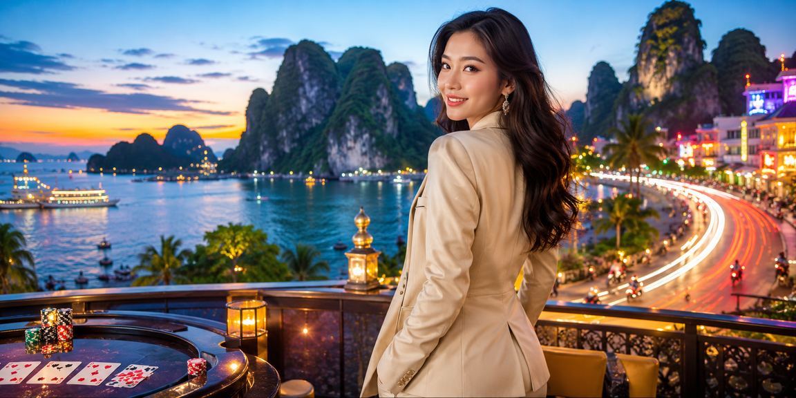 Người chơi bài bên bờ biển Ninh Bình với ưu đãi di động